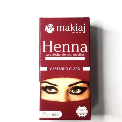 HENNA MAKIAJ PARA SOBRANCELHAS CASTANHO CLARO