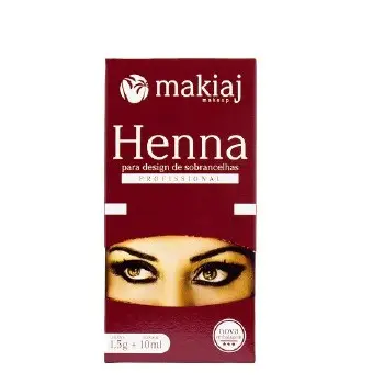Henna Makiaj Para Sobrancelhas Marrom