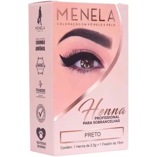 Henna Para Sobrancelhas Menela