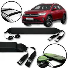Rack Teto Prancha Surf Carro Com Cinta Volkswagen Nivus