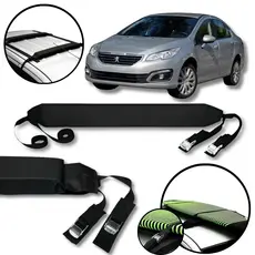 Rack Teto Prancha Surf Carro Com Cinta Peugeot 408