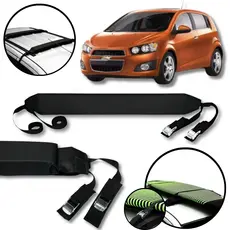 Rack Teto Prancha Surf Carro Com Cinta Chevrolet Sonic