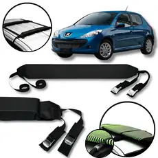 Rack Teto Prancha Surf Carro Com Cinta Peugeot 207