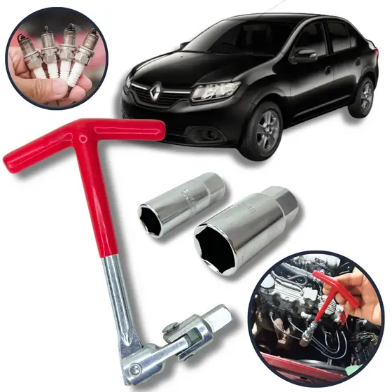 Chave De Vela T Com 2 Bocas 16/21mm Articulada Renault Logan