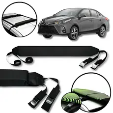 Rack Teto Prancha Surf Carro Com Cinta Toyota Yaris