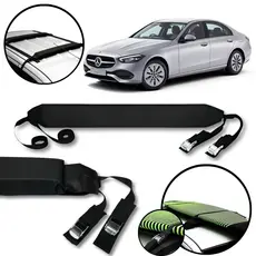 Rack Teto Prancha Surf Carro Com Cinta Mercedes Classe C
