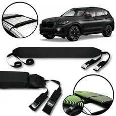 Rack Teto Prancha Surf Carro Com Cinta BMW X3