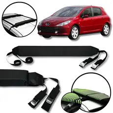 Rack Teto Prancha Surf Carro Com Cinta Peugeot 307