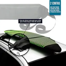 Rack Teto Prancha Surf Carro Com Cinta Renault Kwid