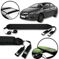 Rack Teto Prancha Surf Carro Com Cinta Honda City
