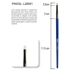 Pincel Lully Makeup L28001 - Pincel Lápis de Precisão