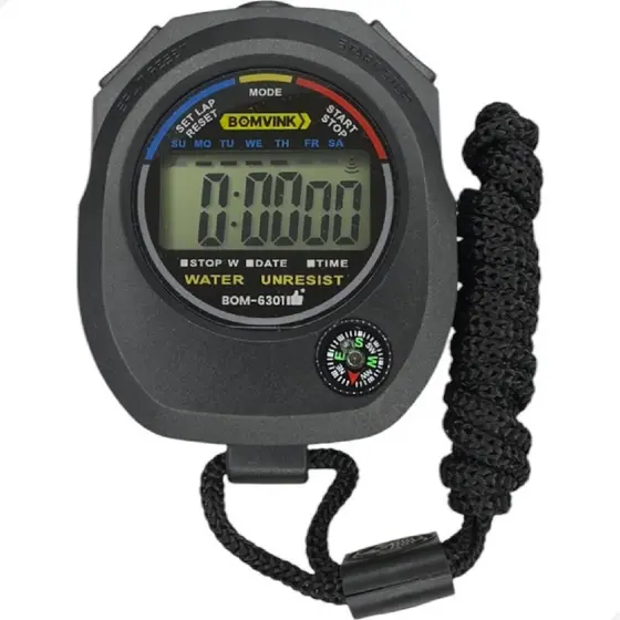 Cron么metro Digital De M茫o Alarme Rel贸gio Profissional Timer