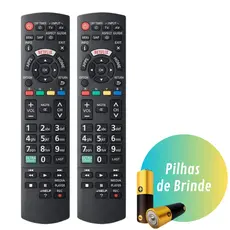 Kit Controle Remoto Para Tv Panasonic Smart Viera Tecla Netflix