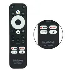 Controle Compatível Com Intelbras Izy Play 4k Full Hd 4140033 FBG 9334