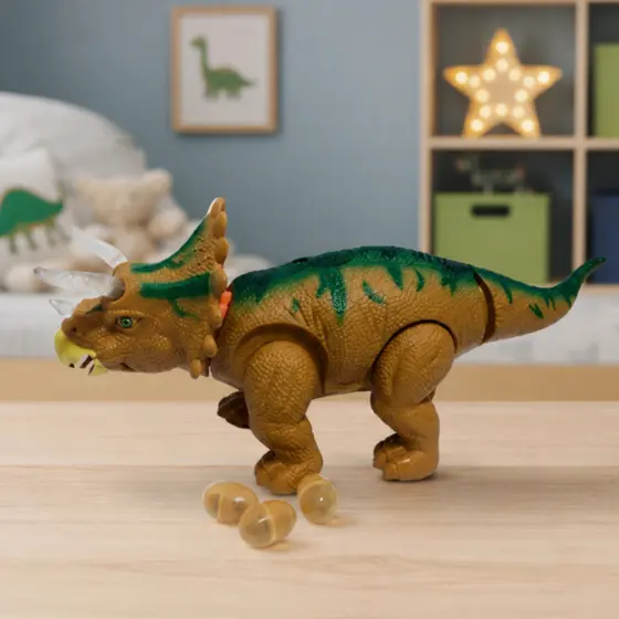 Dinossauro Anda Bota Ovo Som Luz Movimento com Projetor