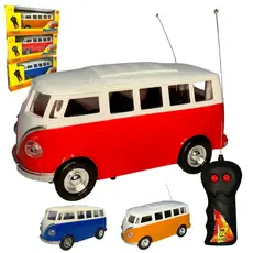 Carrinho De Controle Remoto Kombi Clássica 2 Função Brinquedo