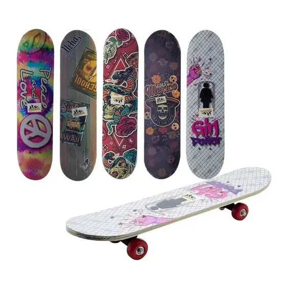 Skate Juvenil Completo Shape SEM LIXA Radical SEMI PROFISSIONAL
