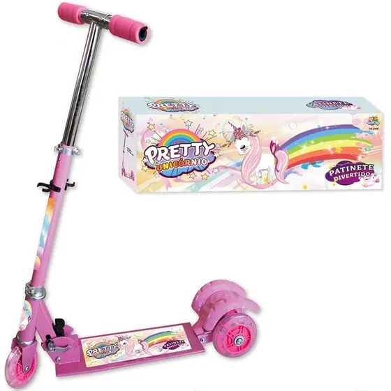 Patinete Infantil Metal UNICÓRNIO TK-2430