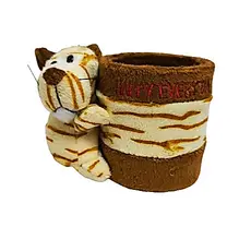 Porta Caneta Lápis Animais Pelúcias Organizador Infantil Criança