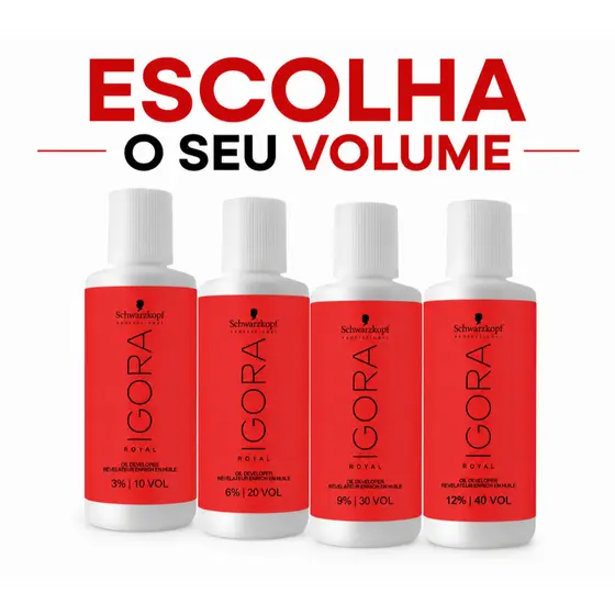 Água Oxigenada Igora Royal Ox 60ml - Escolha a sua.