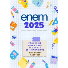 Apostila Provas ENEM 2026 Atualizada COMPLETA 2015 a 2025