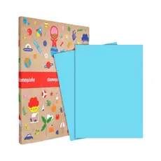 100Fls Cartolina Azul 120gr 50x66cm - Chamequinho Chamex