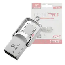 Pen Drive 4GB Dual Flash Drive USB 3.0 e Tipo-C OTG Kapbom KA-T-4