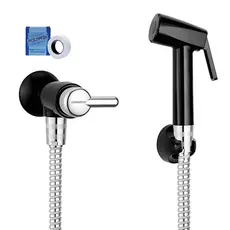 Ducha higiênica Black Luxo Lorenzetti Completa Mangueira De 1,20mts + Brinde