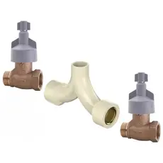 Misturador De Chuveiro Michu Cpvc E Registros De Pressão Original Deca Hydra Kit Completo Fácil