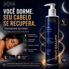 Sérum Capilar Tratamento Noturno Hidratação Nutrição Profunda Night Beauty Restaura Fibra Capilar