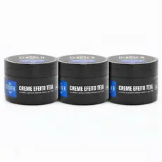 Kit 3 Pomadas Classe A Barber Creme Efeito Teia 80g Modeladora