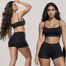 🏋️‍♀️Top Faixa Fitness com Alça Fina e Bojo Removível