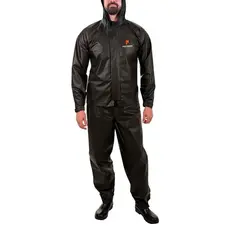 Capa De Chuva Com Capuz E Velcro Regulador De Punhos Tam P