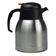 Bule De Inox com Gatilho 1,2L Litros E Alça Anatomica Mor Para Café Da Manhã E Chá