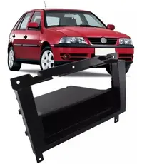 Moldura Cd Mp3 Rádio Painel 1din Cd Rádio Vw Gol G3