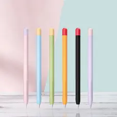 Capa Case de Proteção de Silicone Para Apple Pencil 2 Geração Tampa Com Duas Cores