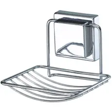 Saboneteira De Parede Porta Sabonete Banheiro Lavabo Fixação Ventosa Sucção Cromado Arthi