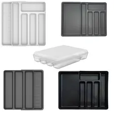 Organizador De Gaveta Extensível Porta Talheres Utensílios Cozinha Multiuso Logic OU