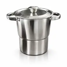 Cuscuzeiro Inox Nº16 Luxo Resistente Linha Premium Importado