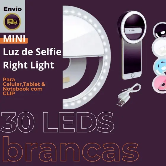 Luz De Selfie Para Celular Ring Light