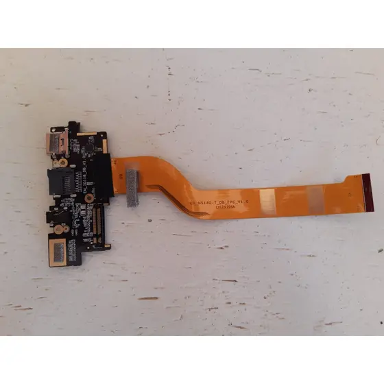 Placa usb + fone + cabo flat multilaser legacy pc150