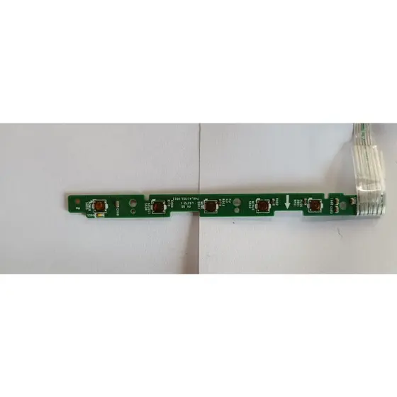 Placa + Flat do botão Power Monitor Touch Dell P2418HT