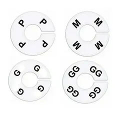 Kit Divisor de Arara P M G GG para Roupas