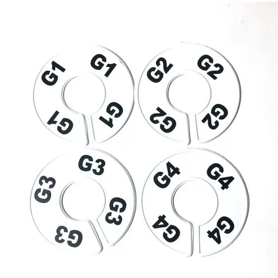 Kit divisor de arara cabide do G1 ao G4