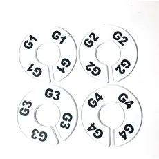 Kit divisor de arara cabide  do G1 ao G4