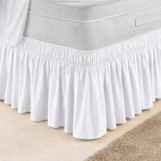 Saia Para Cama Casal Com 2 elásticos cama Box Casal