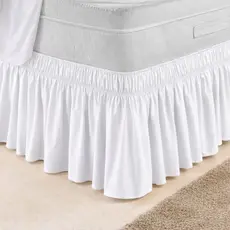 Saia Para Cama Casal Com 2 elásticos cama Box Casal