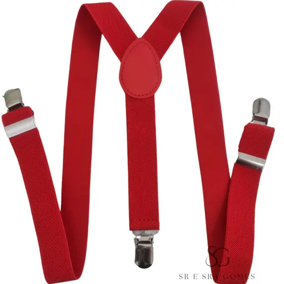Suspensório Vermelho Infantil HALLOWEEN