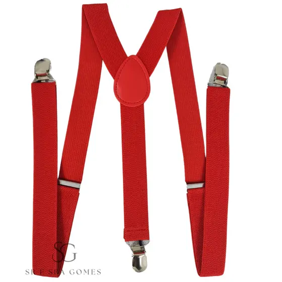 Suspensório Vermelho Adulto HALLOWEEN