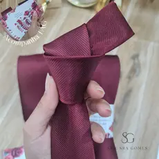 Gratava Marsala Tecido Trabalhado Para Padrinhos E Eventos